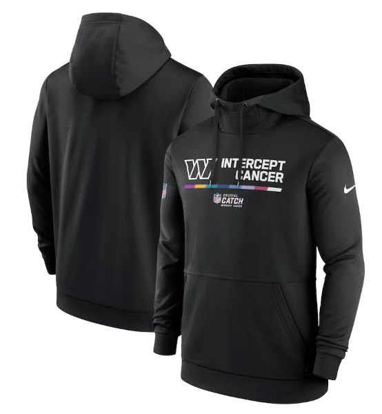 Men's Washington Commanders 2022 Black Crucial Catch Therma Performance Pullover Hoodie Men's Washington Commanders 2022 Black Crucial Catch Therma Performance Pullover Hoodie
